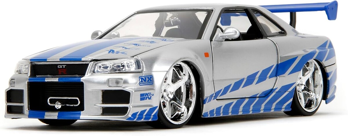 Jada 1/24 Fast & Furious 2002 Nissan Skyline GT-R R34 253203044 - Thumbnail