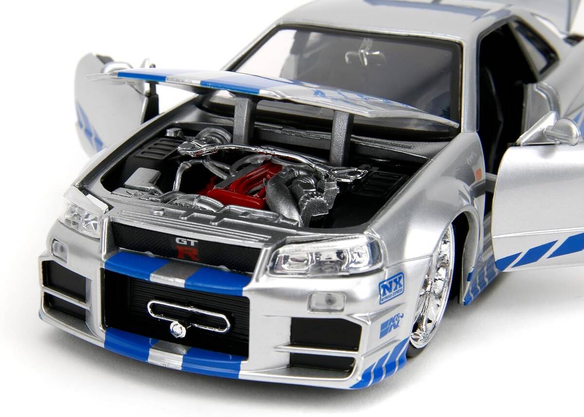 Jada 1/24 Fast & Furious 2002 Nissan Skyline GT-R R34 253203044