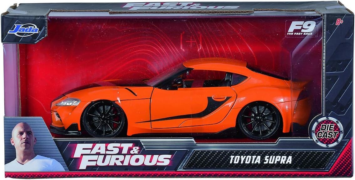 Jada 1:24 Fast & Furious 2020 Toyota Supra Orange - Thumbnail