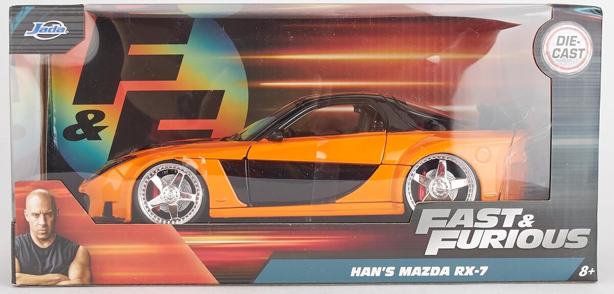 Jada 1/24 Fast & Furious Mazda RX-7 253203058 - Thumbnail