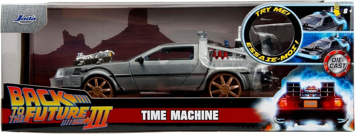 Jada 1:24 Time Machine (Back to the Future 3) Brown - Thumbnail