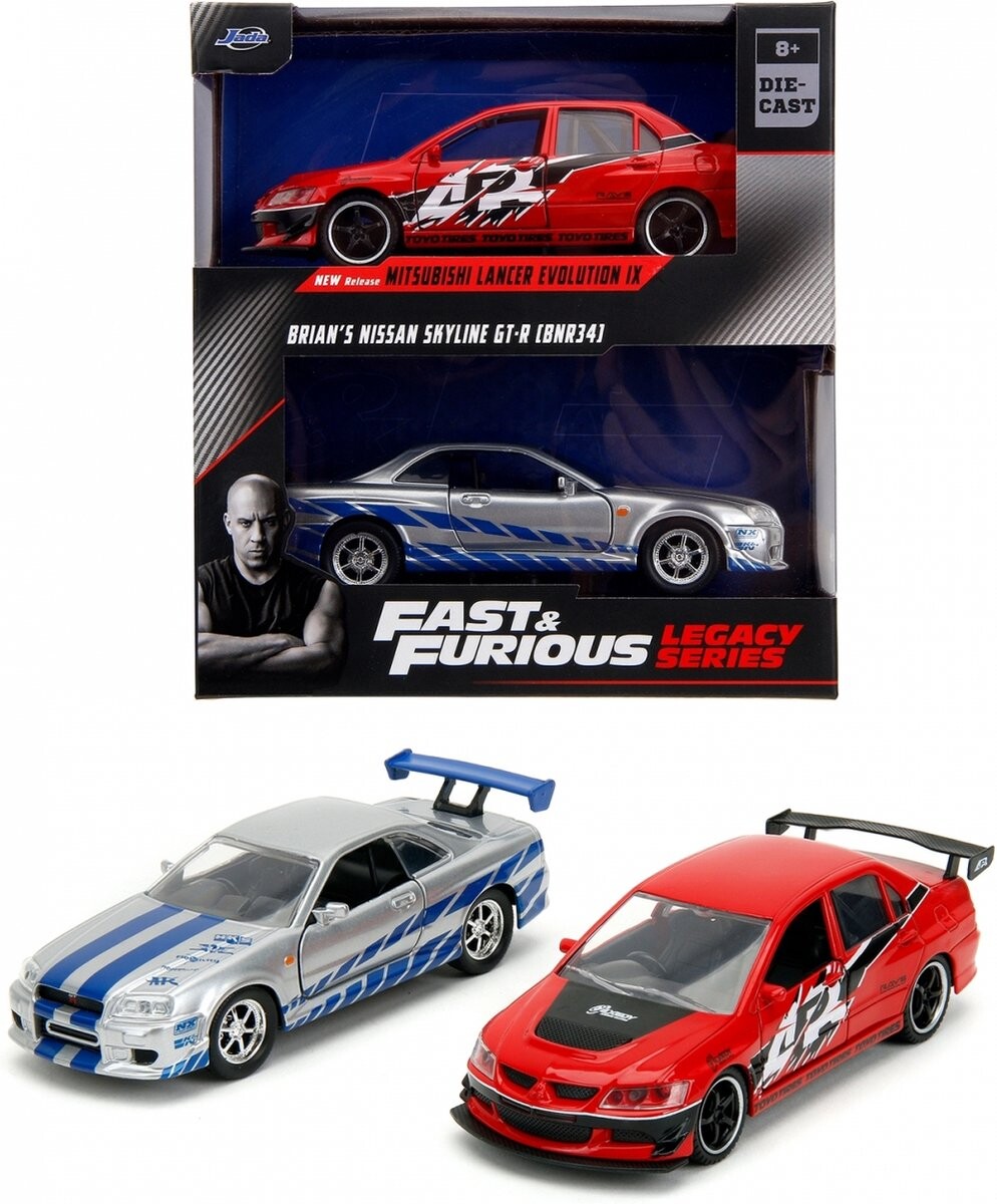 Jada 1/32 F&F Legacy Series Twin Pack 253202019 - Thumbnail