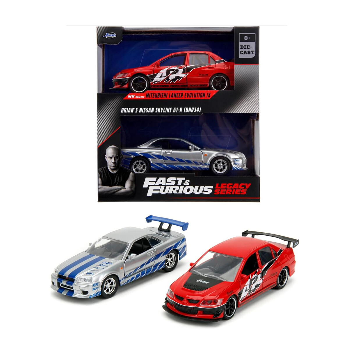 Jada 1/32 F&F Legacy Series Twin Pack W4/2 253202019 - Thumbnail