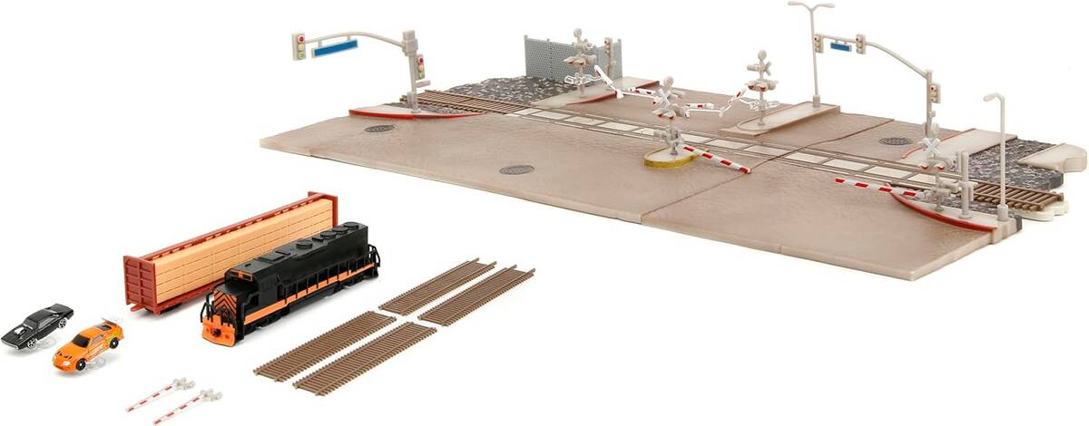 Jada Fast & Furious Nano Train Scene Diorama