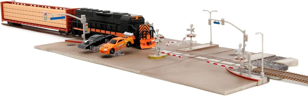 Jada Fast & Furious Nano Train Scene Diorama - Thumbnail