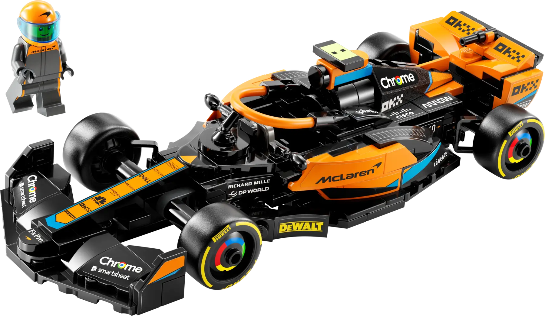 LEGO Speed Champions 2023 McLaren Formula 1 Yarış Arabası 76919