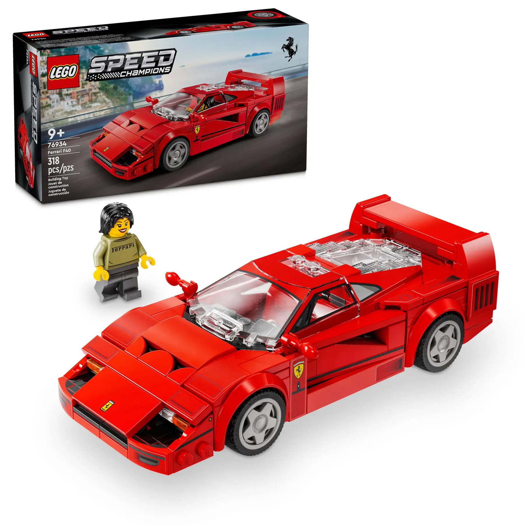 Lego Speed Champions Ferrari F40 Süper Araba 76934 - Thumbnail