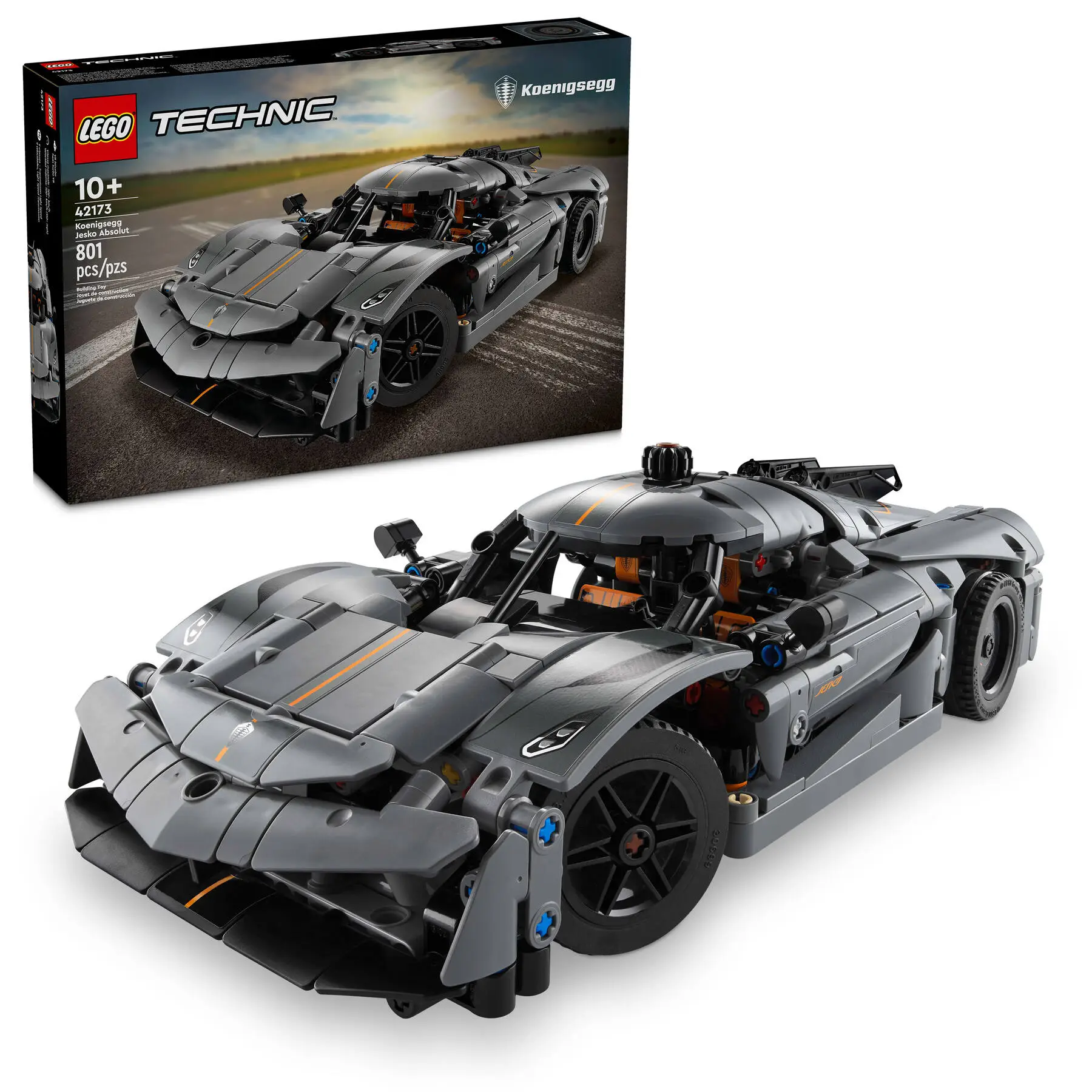 Lego Technic Koenigsegg Jesko Absolut Gri Hiper Araba 42173 - Thumbnail