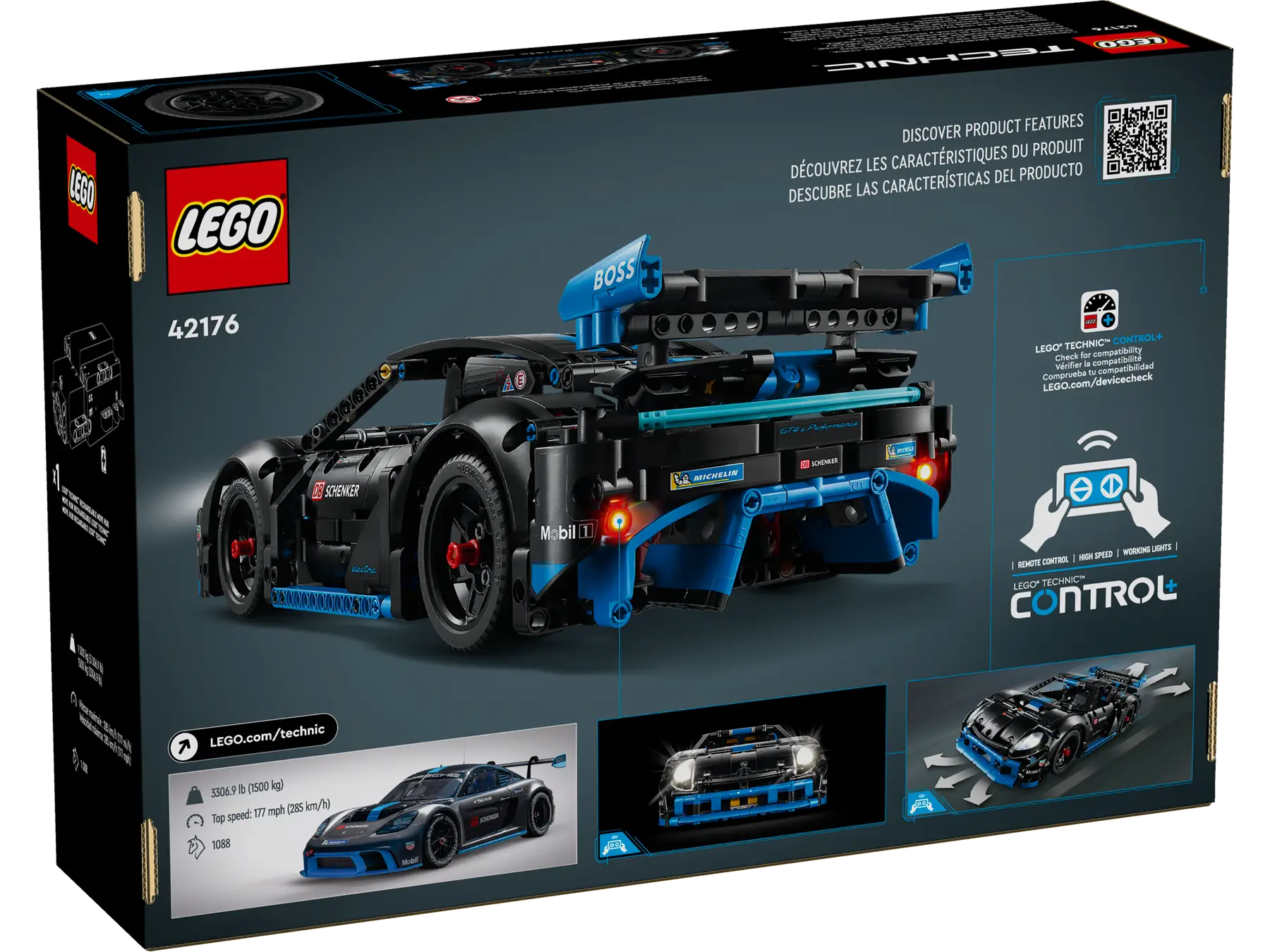 Lego Technic Porsche GT4 e-Performance Yarış Arabası 42176 - Thumbnail