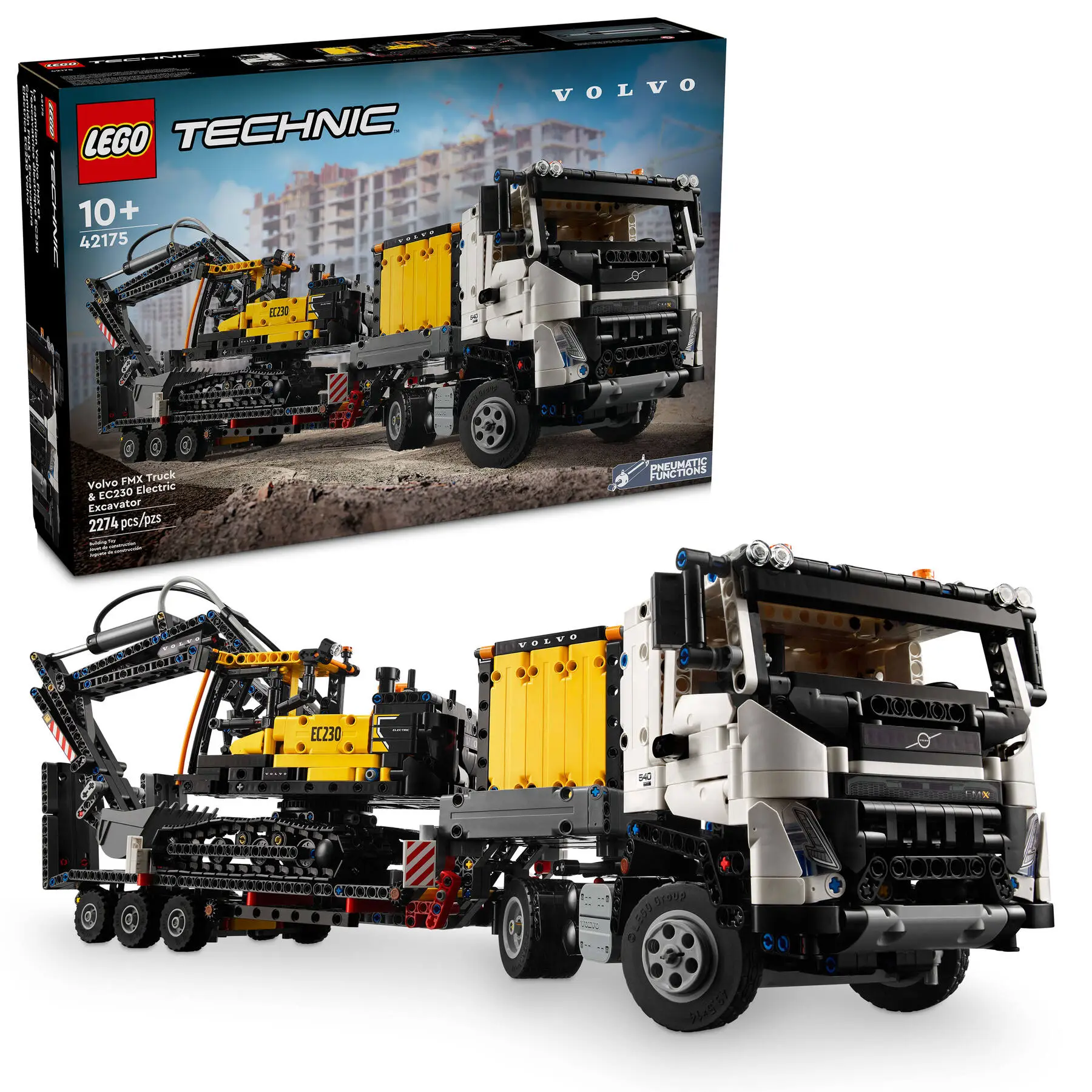 Lego Technic Volvo FMX Kamyon ve EC230 Elektrikli Ekskavatör 42175 - Thumbnail