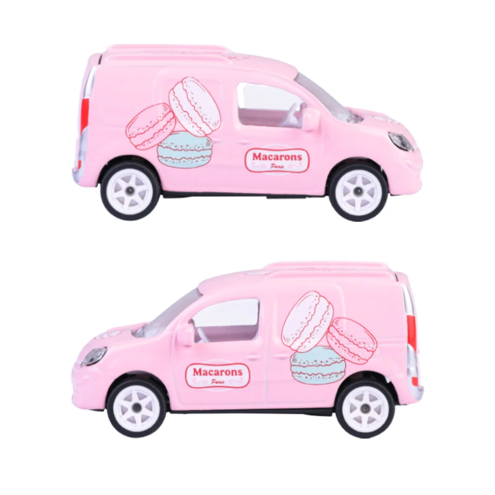 Majorette French Touch Deluxe Cars- Renault Kangoo (Pink, Macaron) - Thumbnail