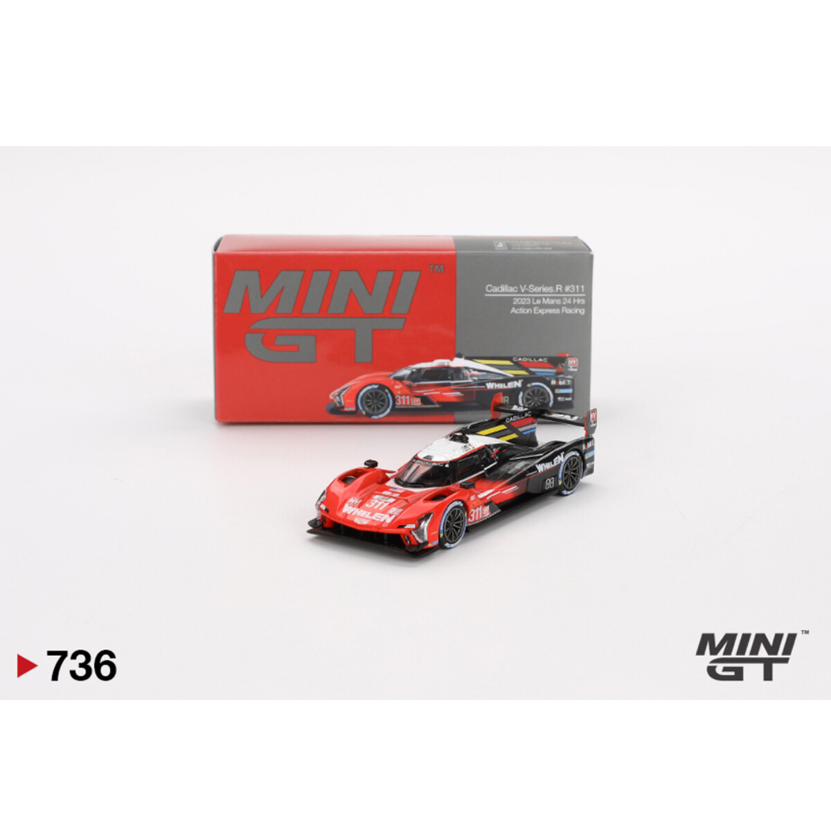 Mini GT 1/64 Cadillac V-Series.R #311 Action Express Racing 2023 Le Mans 24 Hrs MGT00736 - Thumbnail