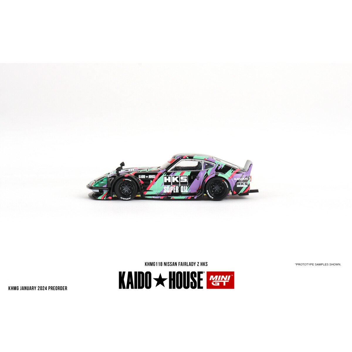 Mini GT 1/64 KaidoHouse Nissan Fairlady Z HKS KHMG118 - Thumbnail