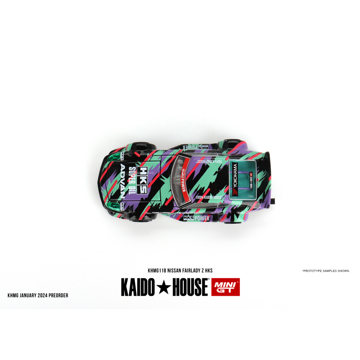 Mini GT 1/64 KaidoHouse Nissan Fairlady Z HKS KHMG118 - Thumbnail