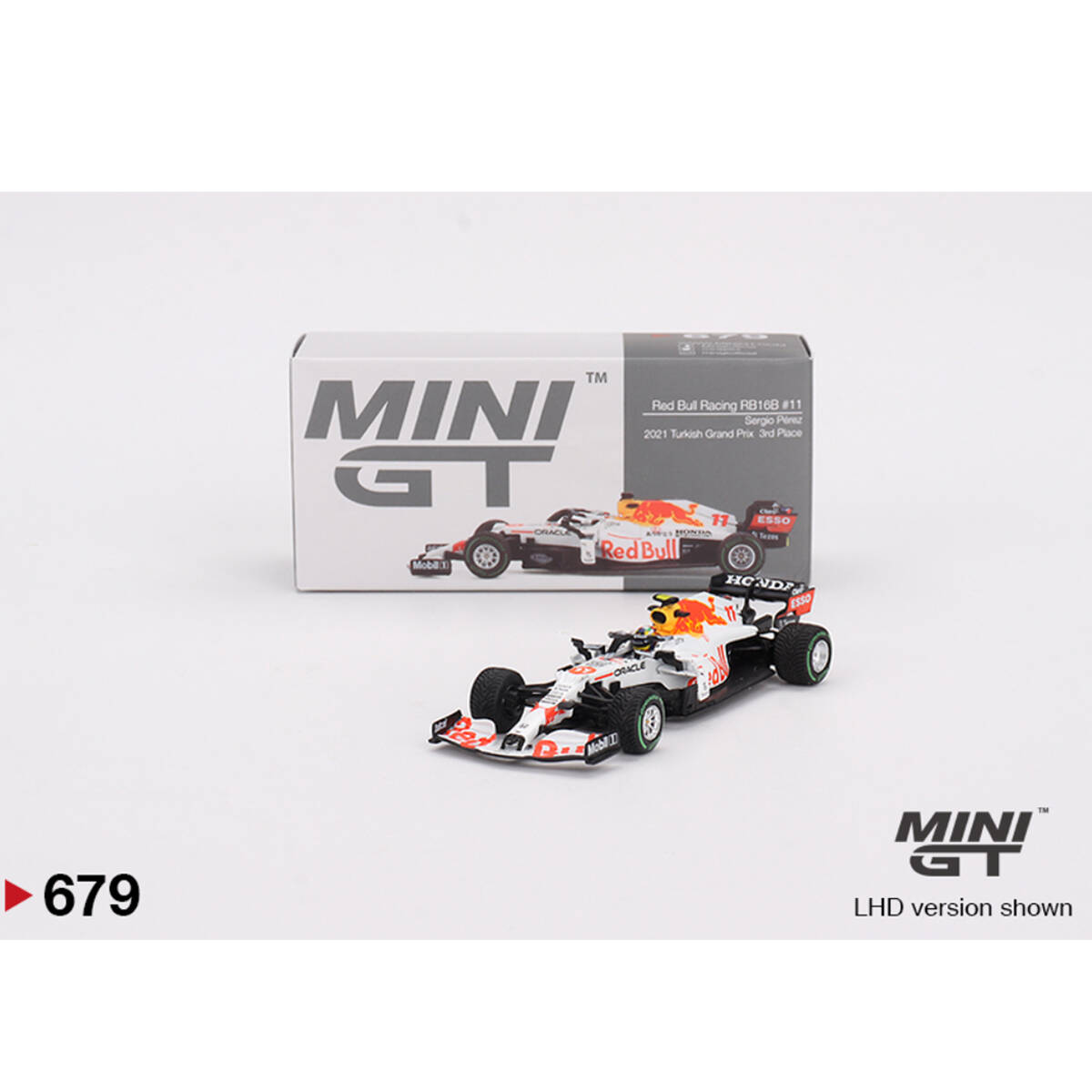 Mini GT 1/64 Red Bull RB16B #11 Sergio Pérez 2021 Turkish Grand Prix 3rd Place MGT00679