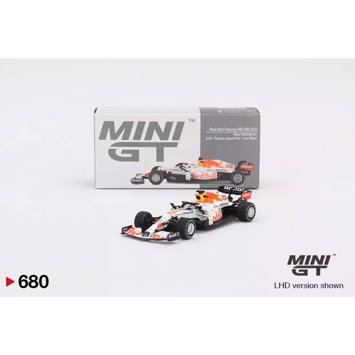 Mini GT 1/64 Red Bull RB16B Max Verstappen 2021 Turkish Grand Prix Place MGT00680