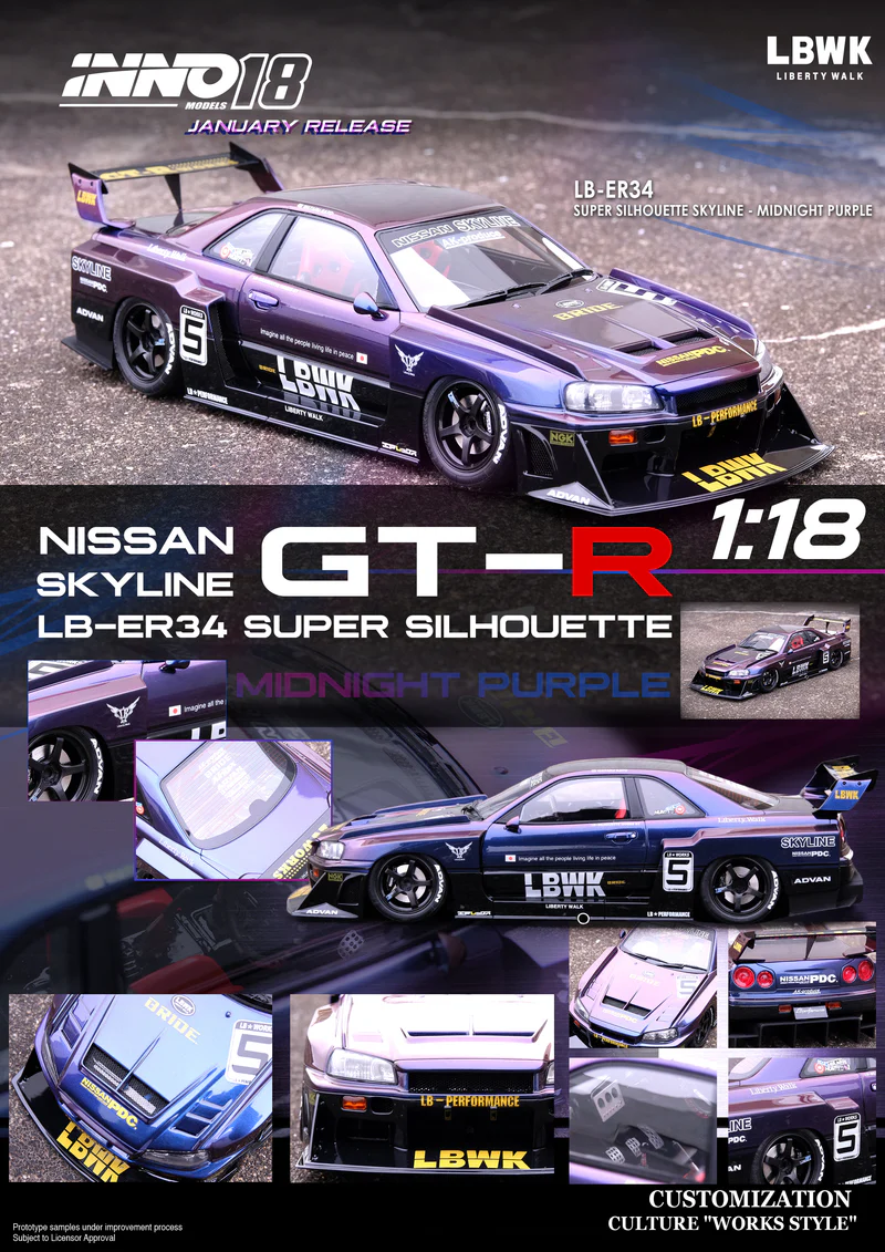 Inno 1/18 NISSAN SKYLINE 