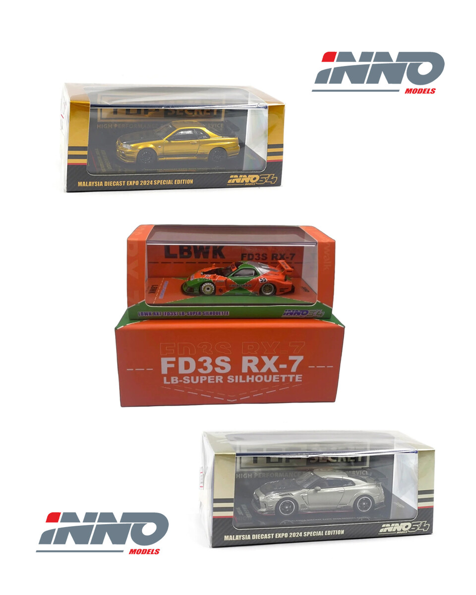 Inno 1/64 Malaysia Diecast Expo 2024 Set - Thumbnail