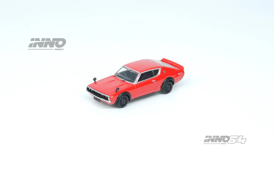 Inno 1/64 NISSAN SKYLINE 2000 GT-R (KPGC110) Red IN64-KPGC110-RED - Thumbnail