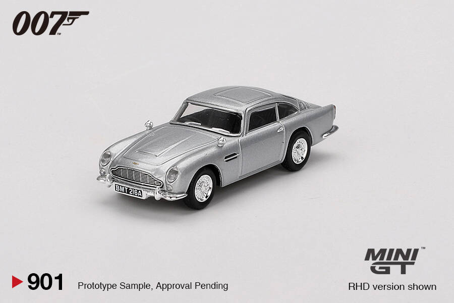 (ÖN SATIŞ) Mini GT 1/64 Aston Martin DB5 James Bond “Thunderball” / English Blister Paket MGT00901-007E