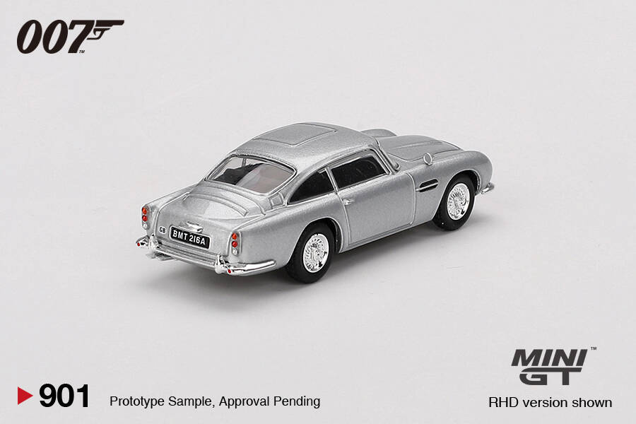 (ÖN SATIŞ) Mini GT 1/64 Aston Martin DB5 James Bond “Thunderball” / English Blister Paket MGT00901-007E