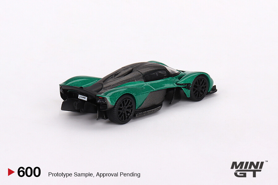 Mini GT 1/64 Aston Martin Valkyrie Aston Martin Racing Green MGT00600 - Thumbnail