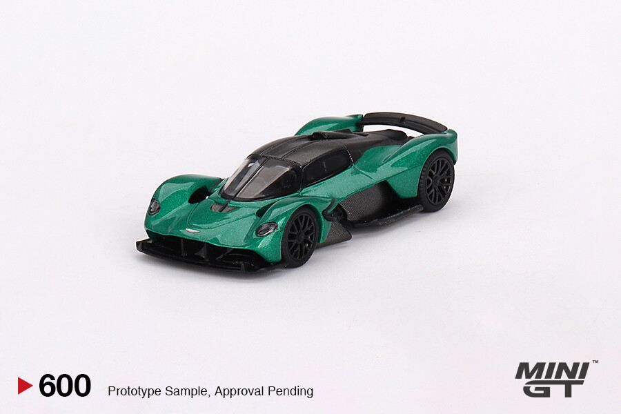 Mini GT 1/64 Aston Martin Valkyrie Aston Martin Racing Green MGT00600 - Thumbnail