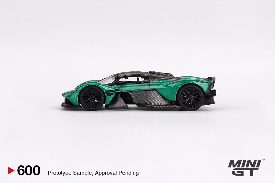 Mini GT 1/64 Aston Martin Valkyrie Aston Martin Racing Green MGT00600 - Thumbnail