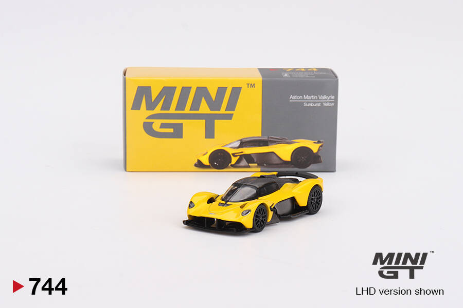 (ÖN SATIŞ) Mini GT 1/64 Aston Martin Valkyrie Sunburst Yellow MGT00744