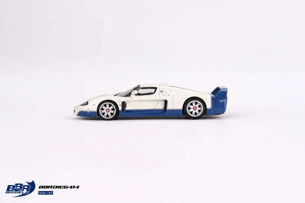 Mini GT 1/64 BBR Maserati MC12 Stradale White BBRDIE6414 - Thumbnail