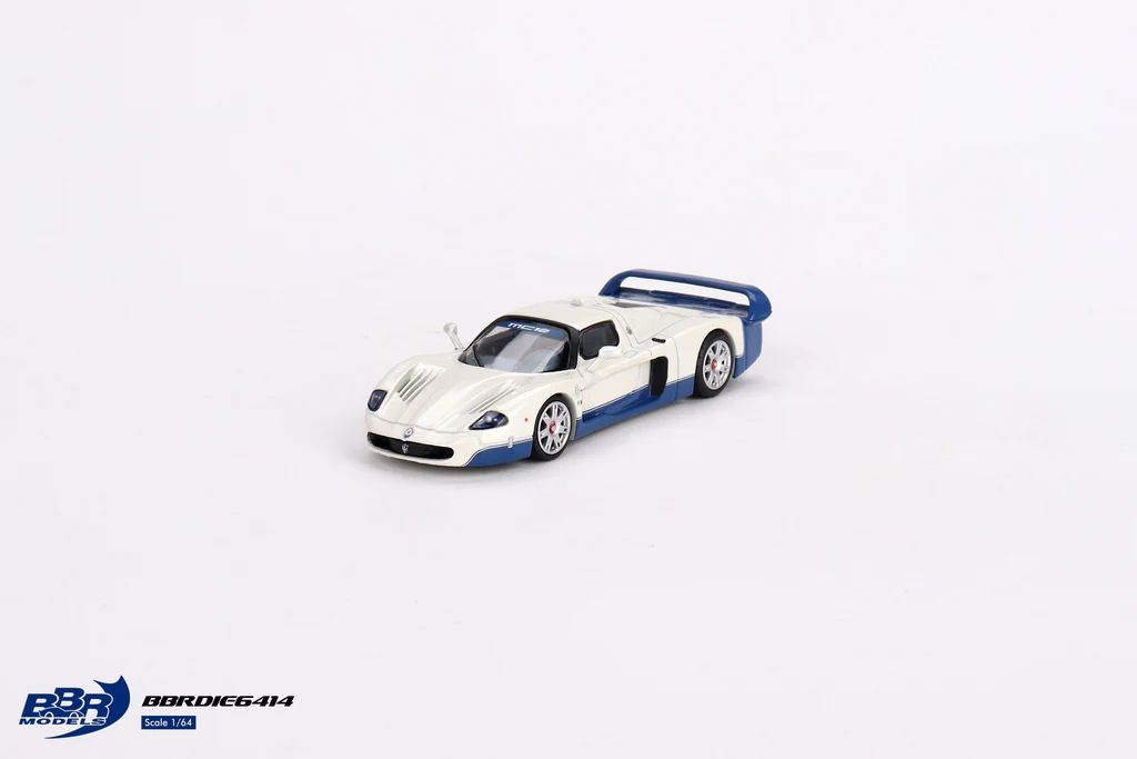 Mini GT 1/64 BBR Maserati MC12 Stradale White BBRDIE6414 - Thumbnail