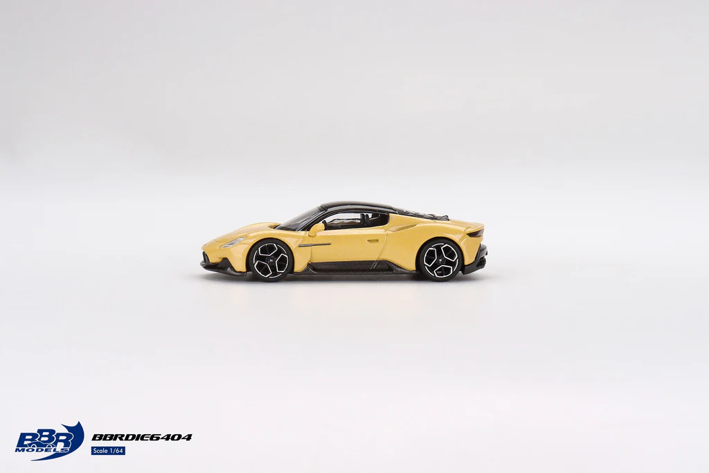 Mini GT 1/64 BBR Maserati MC20 Giallo Genio BBRDIE6404 - Thumbnail