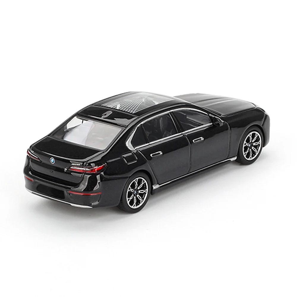 Mini GT 1/64 BMW i7 eDrive50 Black Sapphire - Blister Paket MGT00802-BL - Thumbnail