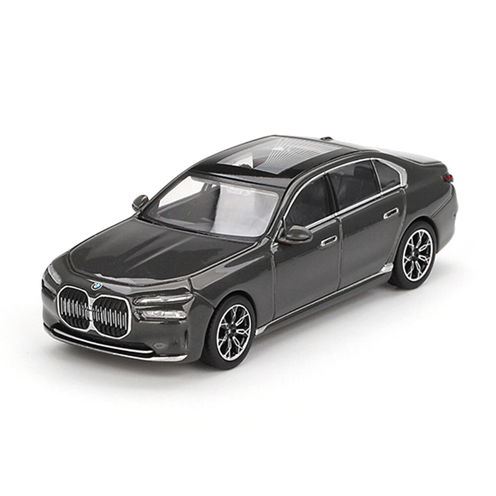 Mini GT 1/64 BMW i7 xDrive60 Dravit Grey - Blister Paket MGT00818-BL - Thumbnail