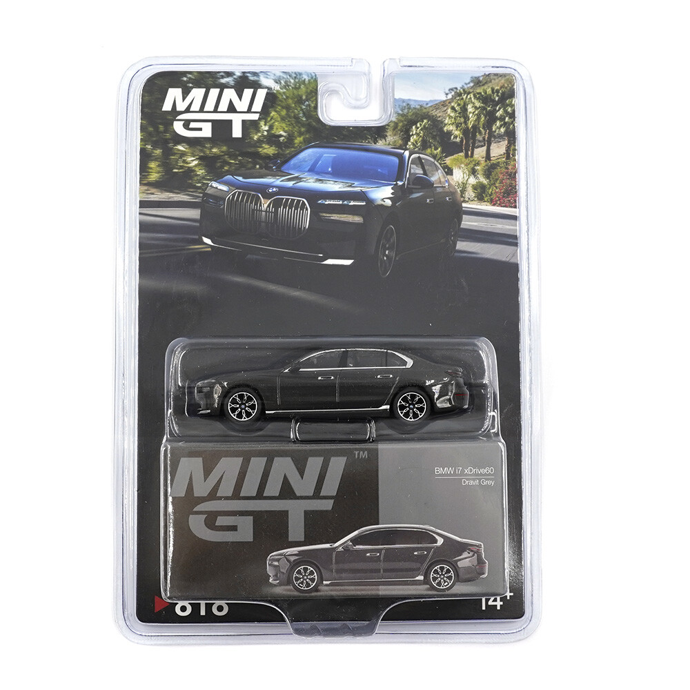 Mini GT 1/64 BMW i7 xDrive60 Dravit Grey - Blister Paket MGT00818-BL - Thumbnail