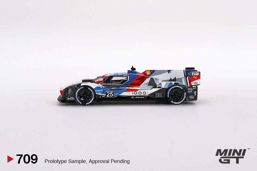 (ÖN SATIŞ) Mini GT 1/64 BMW M Hybrid V8 #25 BMW M Team RLL 2023 IMSA Sebring 12 Hrs 2nd Place MGT00709 - Thumbnail