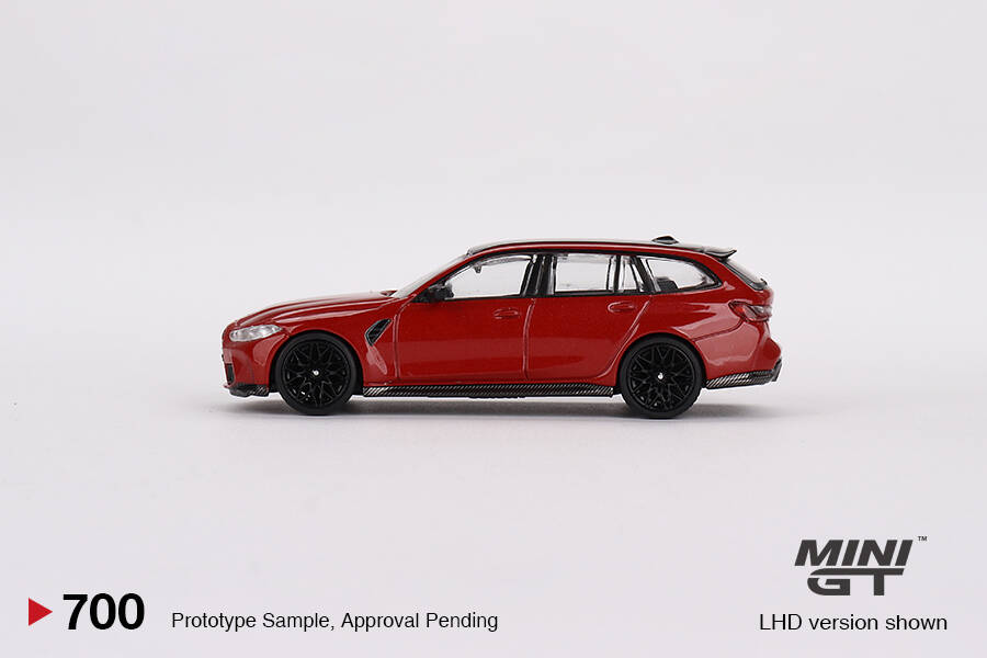 Mini GT 1/64 BMW M3 Competition Touring Toronto Red Metallic MGT00700