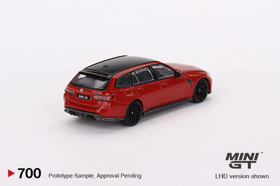 Mini GT 1/64 BMW M3 Competition Touring Toronto Red Metallic MGT00700 - Thumbnail