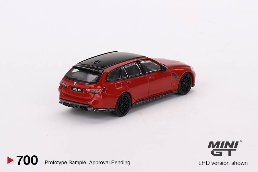 Mini GT 1/64 BMW M3 Competition Touring Toronto Red Metallic MGT00700