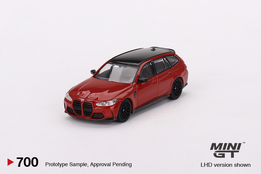 Mini GT 1/64 BMW M3 Competition Touring Toronto Red Metallic MGT00700 - Thumbnail