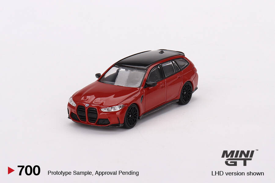 Mini GT 1/64 BMW M3 Competition Touring Toronto Red Metallic MGT00700