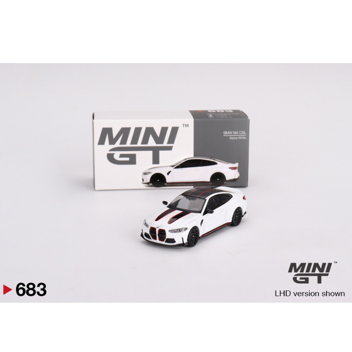 (ÖN SATIŞ) Mini GT 1/64 BMW M4 CSL Alpine White MGT00683 - Thumbnail