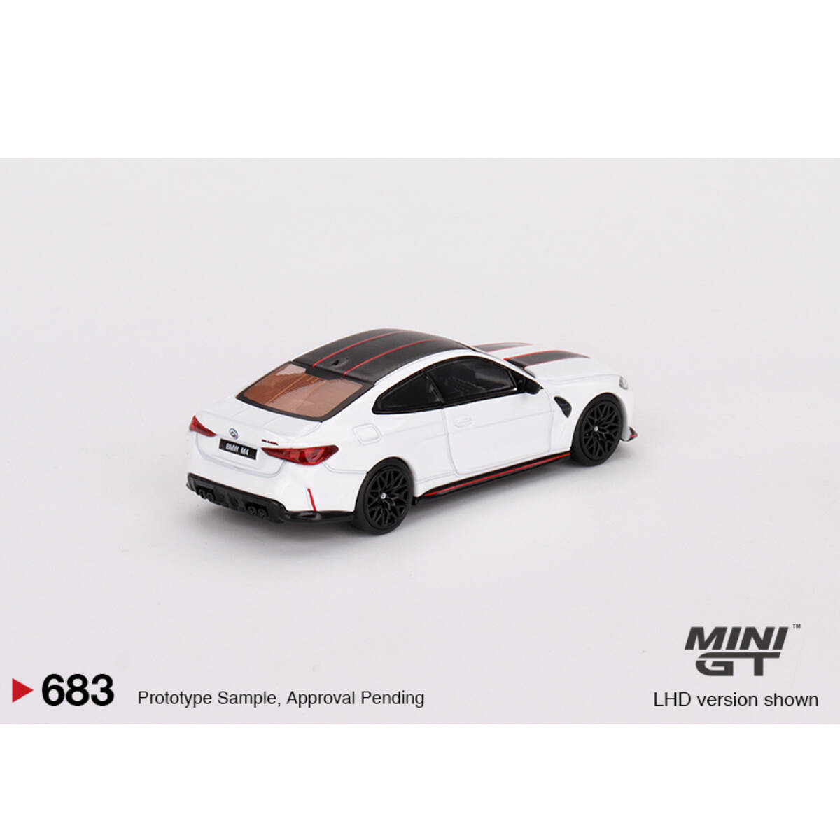 (ÖN SATIŞ) Mini GT 1/64 BMW M4 CSL Alpine White MGT00683