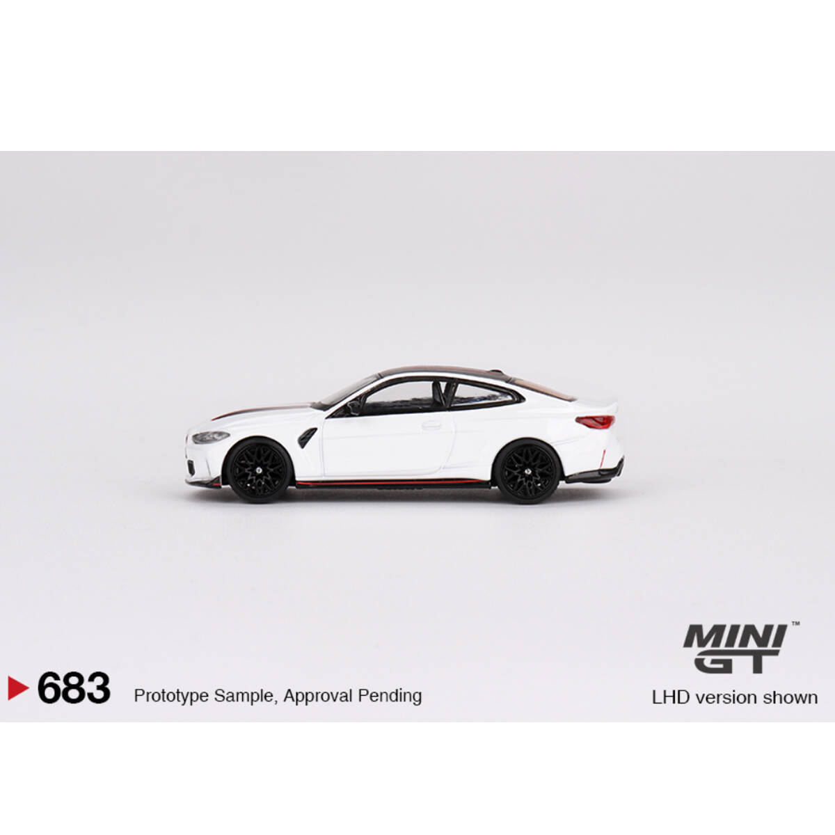 (ÖN SATIŞ) Mini GT 1/64 BMW M4 CSL Alpine White MGT00683