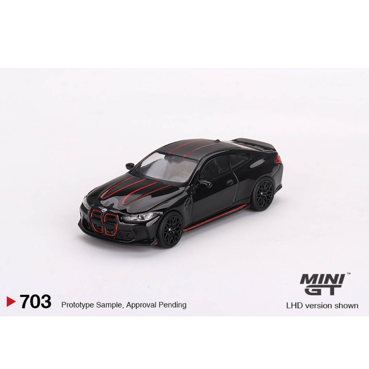 (ÖN SATIŞ) Mini GT 1/64 BMW M4 CSL Black Sapphire MGT00703