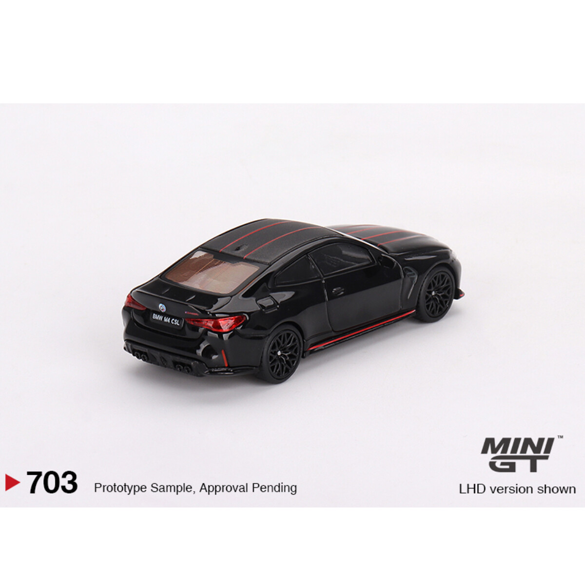 (ÖN SATIŞ) Mini GT 1/64 BMW M4 CSL Black Sapphire MGT00703 - Thumbnail