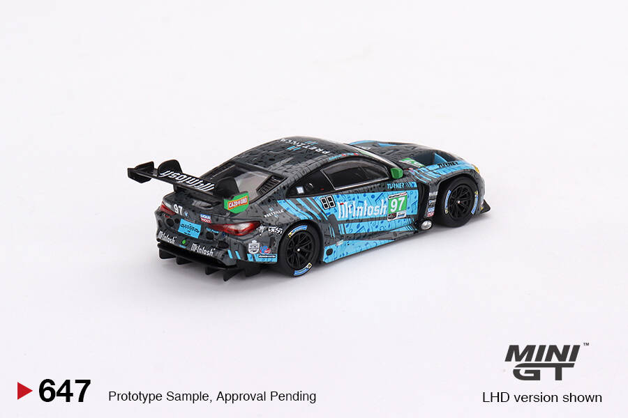 Mini GT 1/64 BMW M4 GT3 Turner Motorsport IMSA 2023 Laguna Seca GTD 2nd Place MGT00647