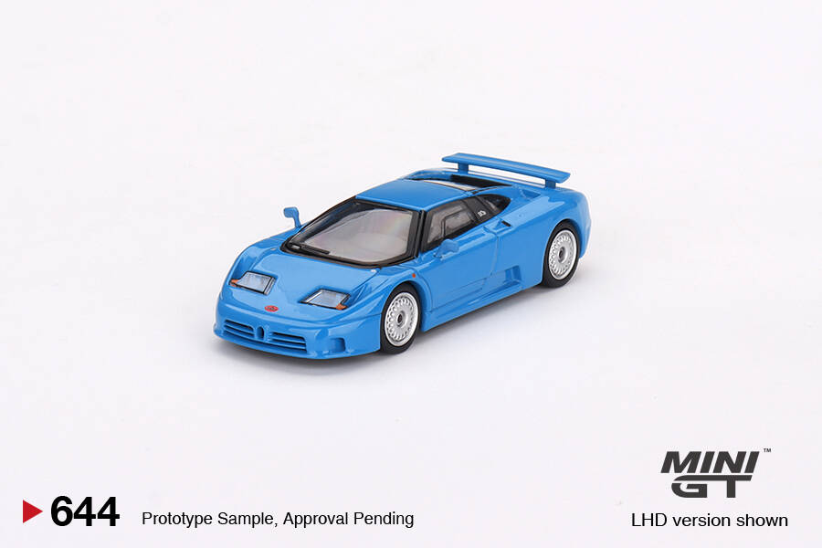 Mini GT 1/64 Bugatti EB110 GT Blue Bugatti MGT00644