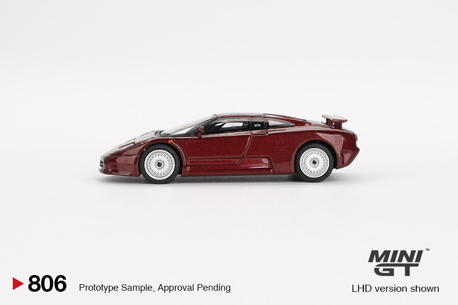 Mini GT 1/64 Bugatti EB110 GT Dark Red Metallic MGT00806 - Thumbnail