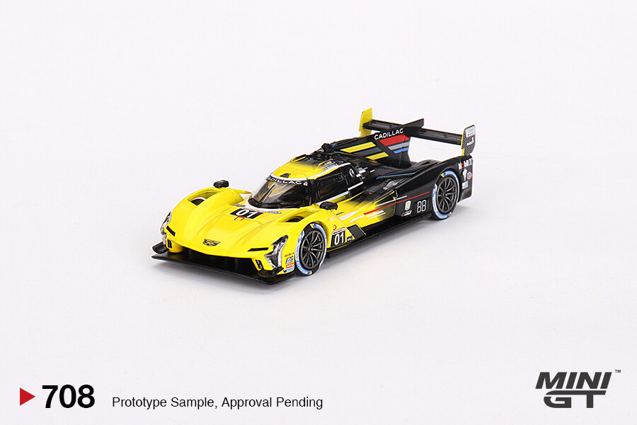 Mini GT 1/64 Cadillac V-Series.R Cadillac Racing 2023 IMSA Daytona 24 Hrs 3rd Place MGT00708 - Thumbnail